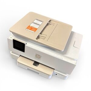 HP All-in-One Printer - White and Tan